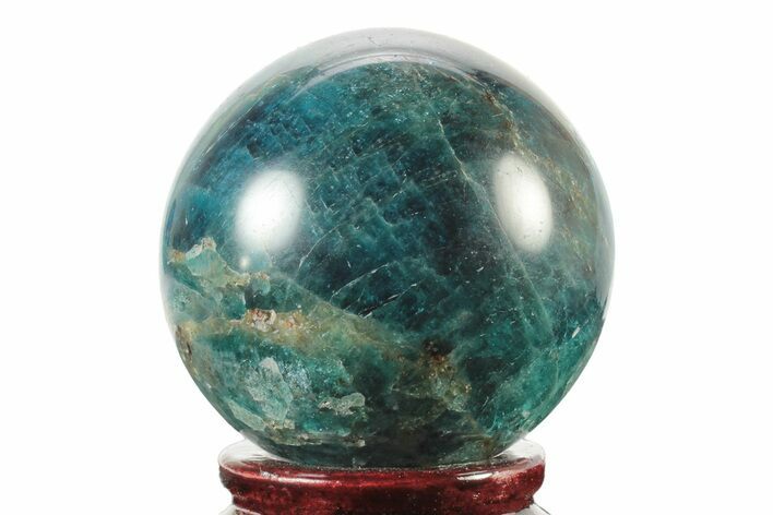 Bright Blue Apatite Sphere - Madagascar #241467